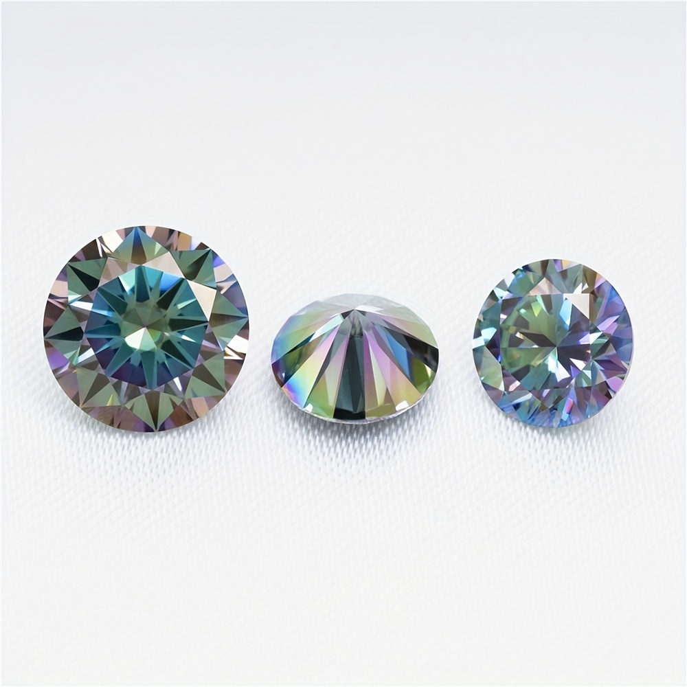 Colorless 0.5-5CT Round VVS1 Loose Diamond Moissanite for Jewelry Making